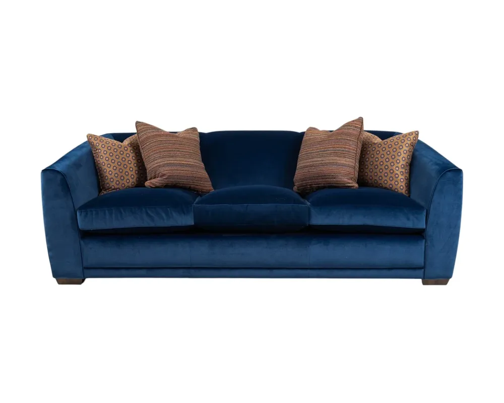 Flexsteel Jewel Sofa in Indigo Blue
