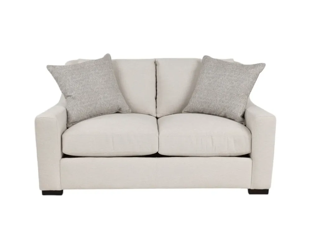 Bernhardt Germain Loveseat in White