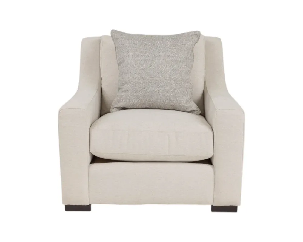 Bernhardt Germain Arm Chair in White
