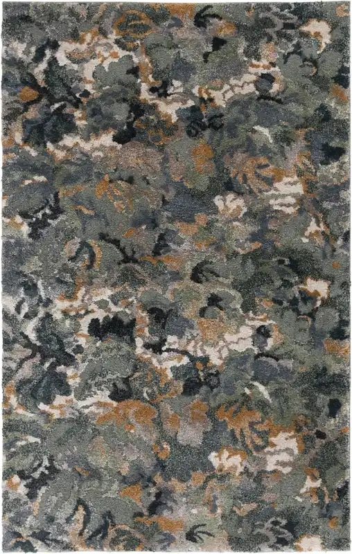 Central Oriental Adley Elizabeth Rug in Green - 8 x 10