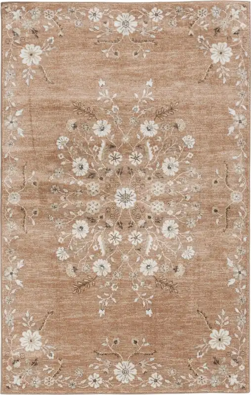 Central Oriental Tupelo Farrah Rug in Canyon Rose - 8 x 10