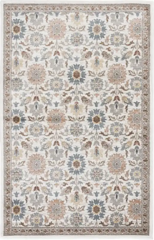 Central Oriental Tupelo Tessa Rug in Oyster/Multi - 8 x 10