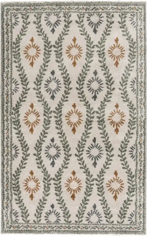 Central Oriental Adley Jones Azure Rug in Green - 8 x 10