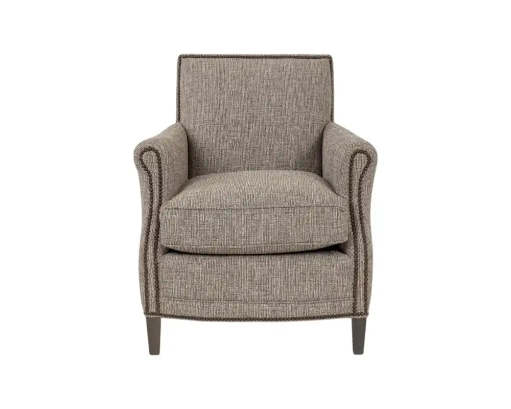 Smith Brothers 517 Collection Arm Chair in Taupe