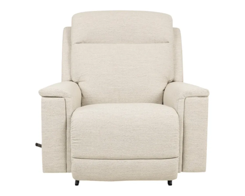 La-Z-Boy Ace Rocker Recliner with Hidden Cupholders in Flax
