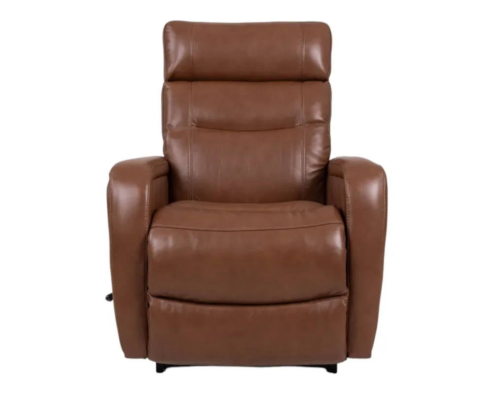 La-Z-Boy Baron Leather Rocker Recliner in Mocha
