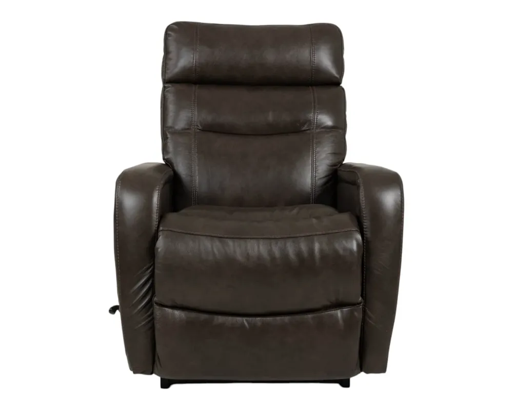 La-Z-Boy Baron Leather Rocker Recliner in Mineral