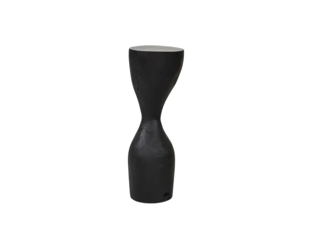 Uttermost Mattison Teakwood Accent Table in Black