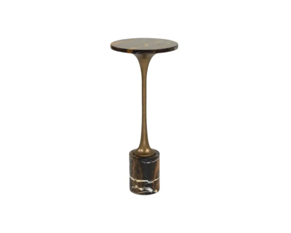 Uttermost Karnes Marble Accent Table