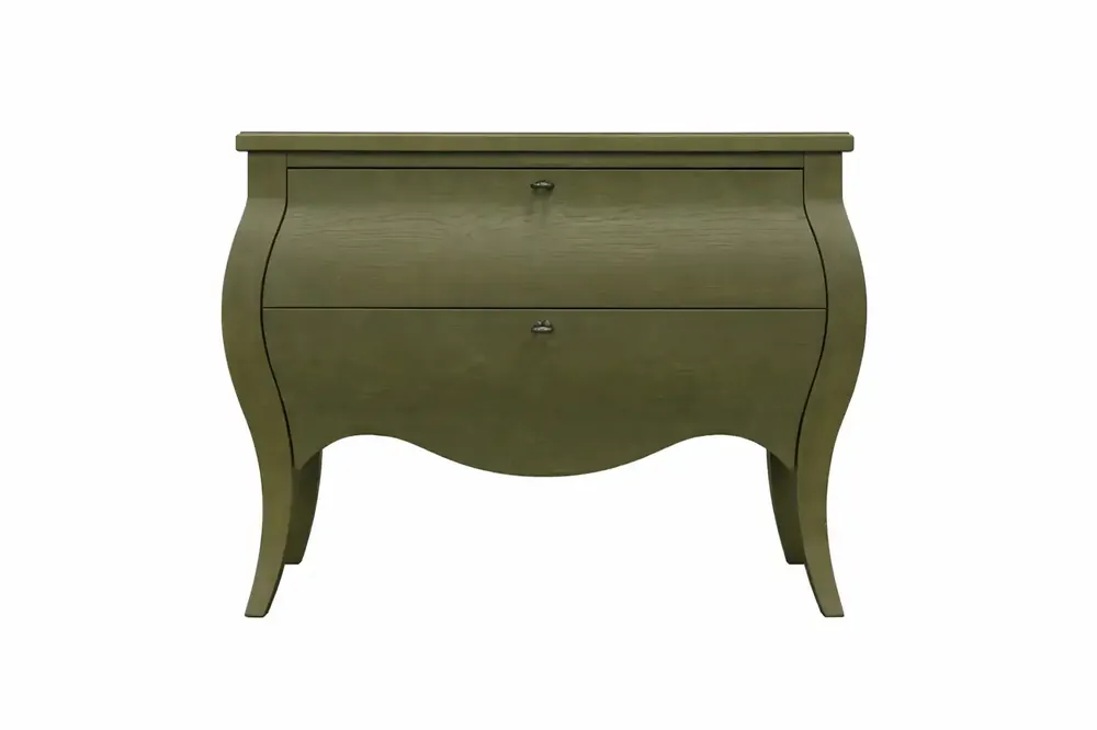Bernards Furniture Tarrington 2-Drawer Accent Chest in Pistachio Green