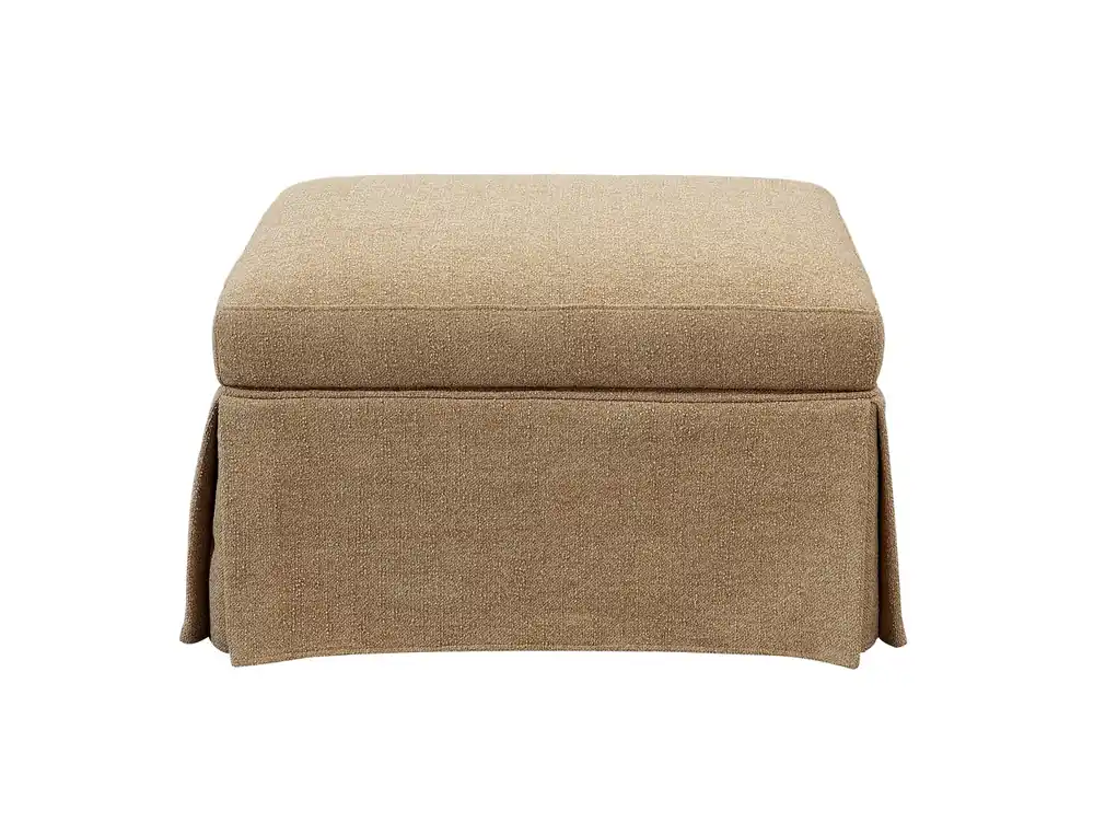 Modus Furniture Somerset Colton Storage Ottoman in Sourdough Brown