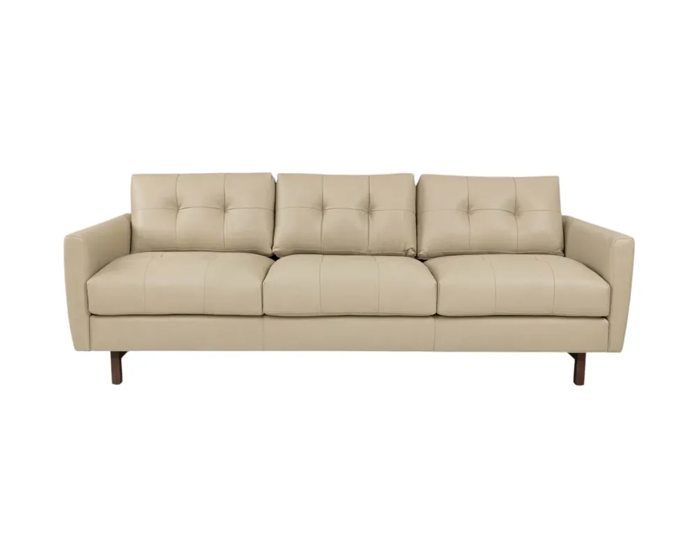 American Leather Carmet Leather Sofa in Sand