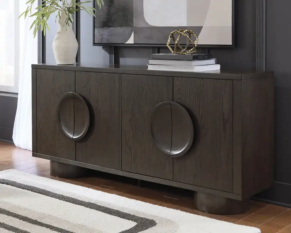 Ashley Veeda 4-Door Accent Cabinet