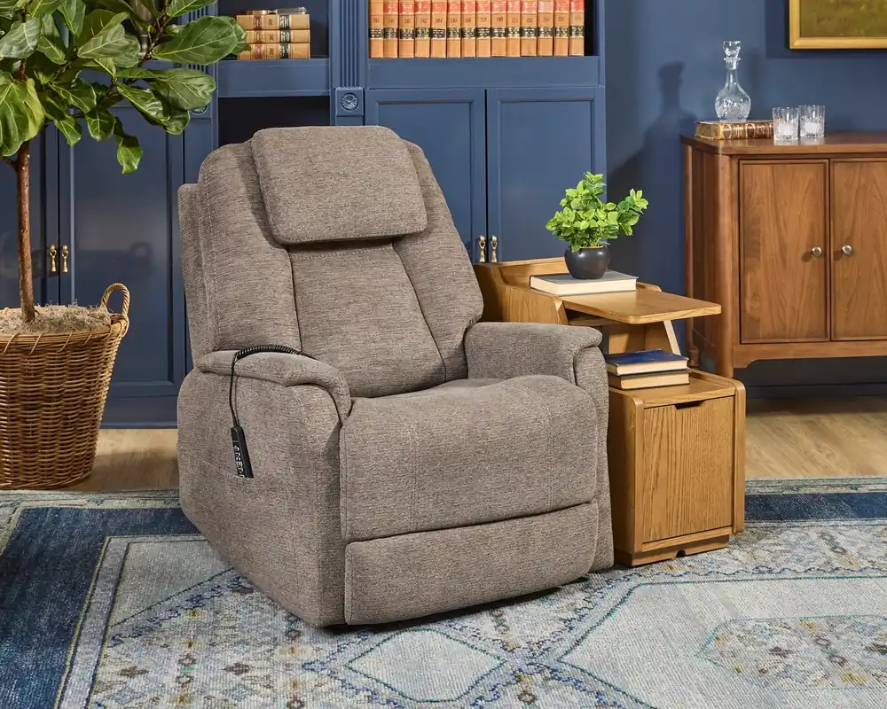 Flexsteel Zecliner Model 3+ Petite Power Lift Recliner in Umber