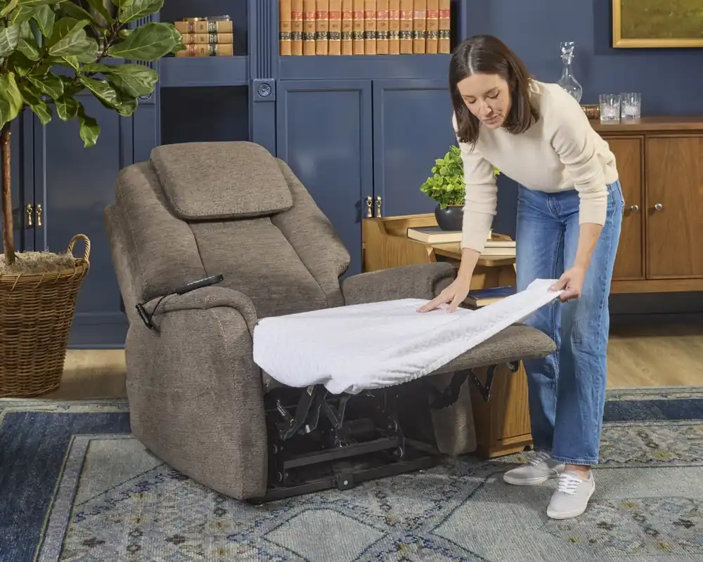 Flexsteel Zecliner Sleep Kit Performance Seat & Footrest Protector with Dri-Tec Technology