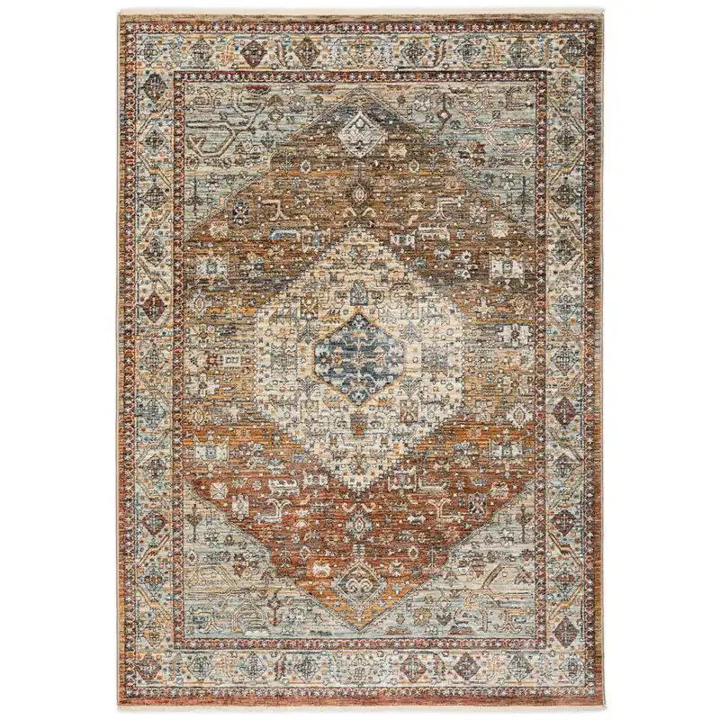 Dalyn Bergama Rug in Paprika - 8 x 10