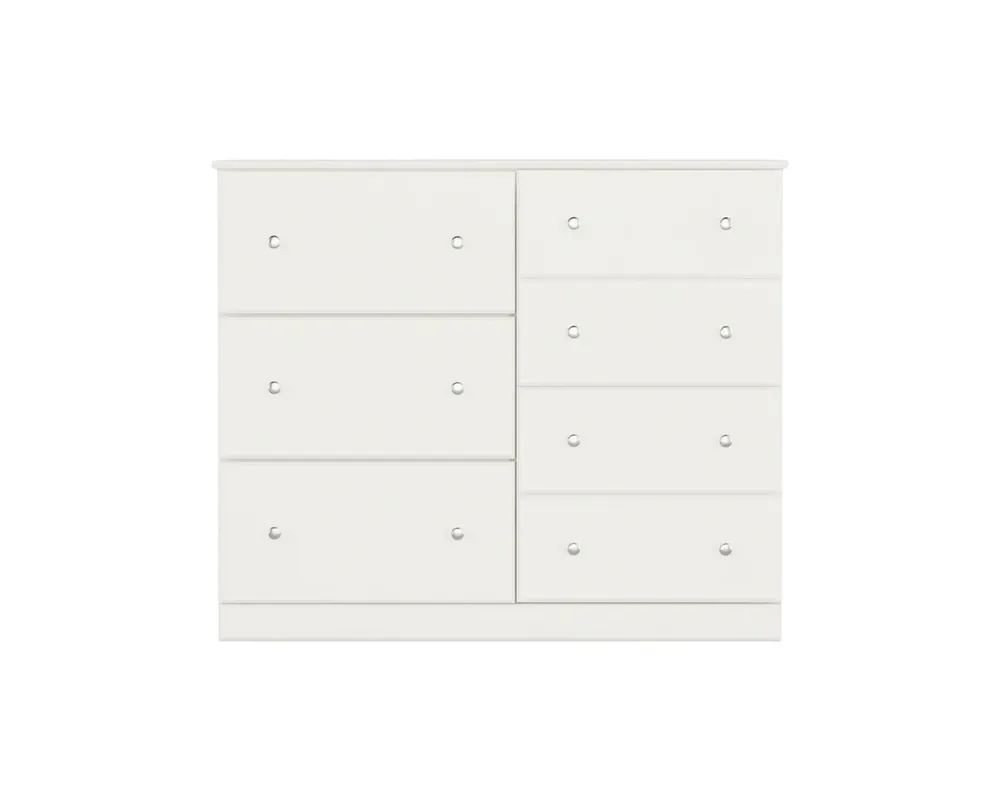 Perdue Furniture Essentials 7-Drawer Chesser in Rockport White