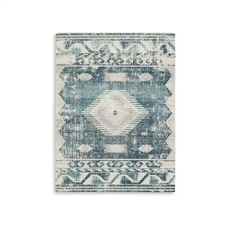 Ashley Daddridge Outdoor Rug in Blue - 8 x 10