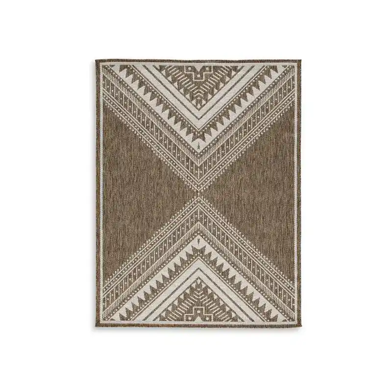 Ashley Dunsler Outdoor Rug in Brown - 8 x 10