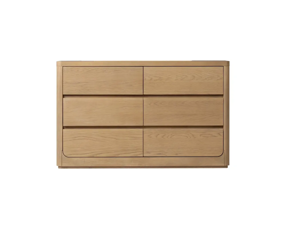 Westwood/Thomson Int'l Modena 6-Drawer Dresser in Natural