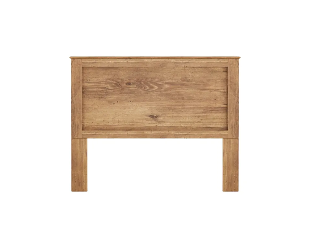 Perdue Furniture Essentials Panel Headboard in Saratoga Pine - Full/Queen
