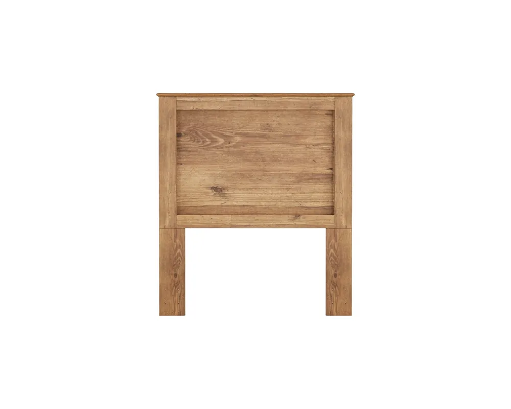 Perdue Furniture Essentials Panel Headboard in Saratoga Pine - Twin