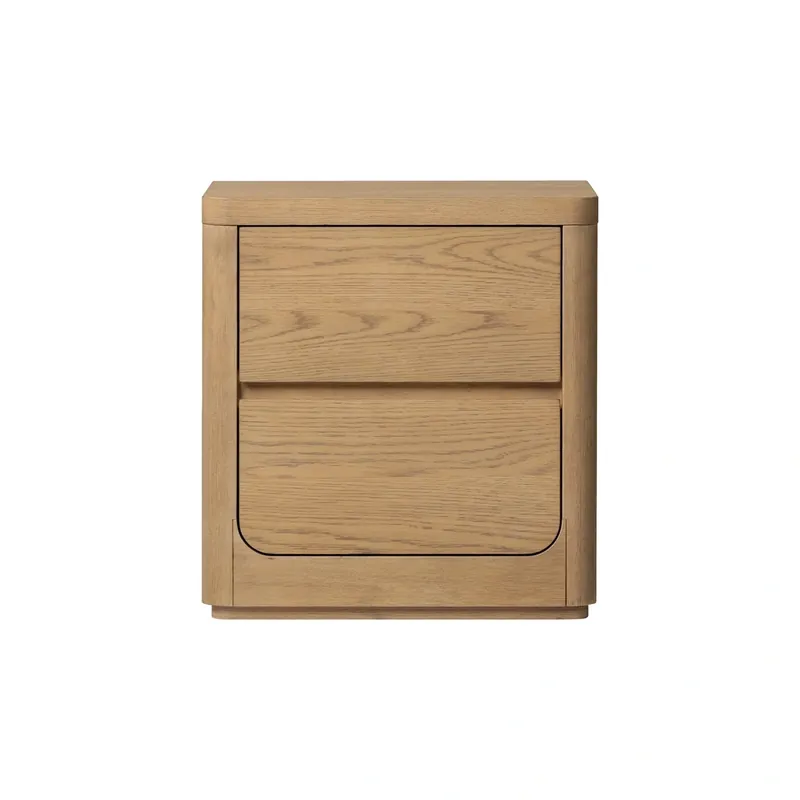 Westwood/Thomson Int'l Modena 2-Drawer Nightstand in Natural