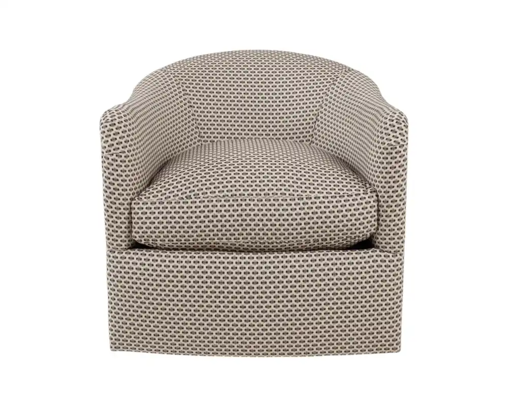 Rowe Furniture Rue Swivel Chair in Bark