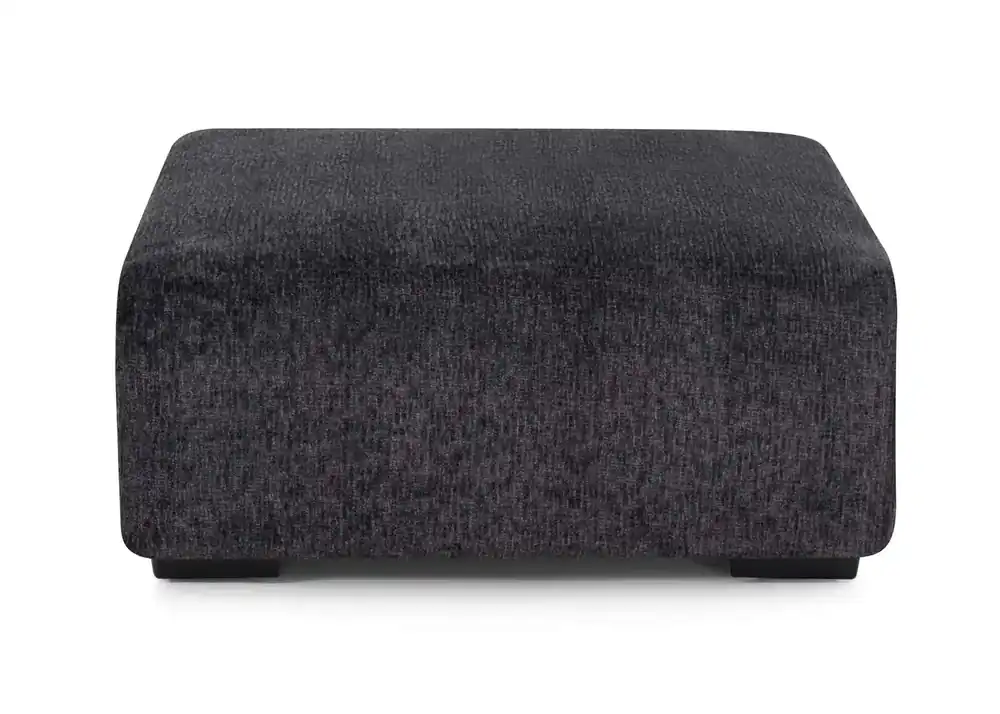 Franklin Portland Square Ottoman in Graphite
