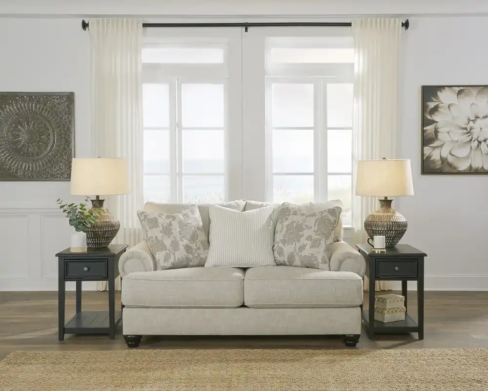 Ashley Asanti Loveseat in Fog