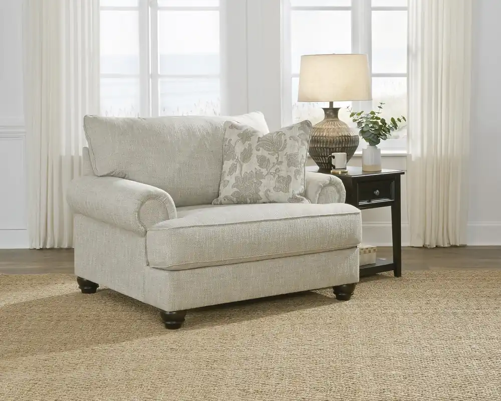 Ashley Asanti Chair and a Half in Fog
