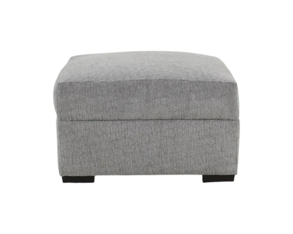 Washington Furniture Apollo Square Ottoman in Gray