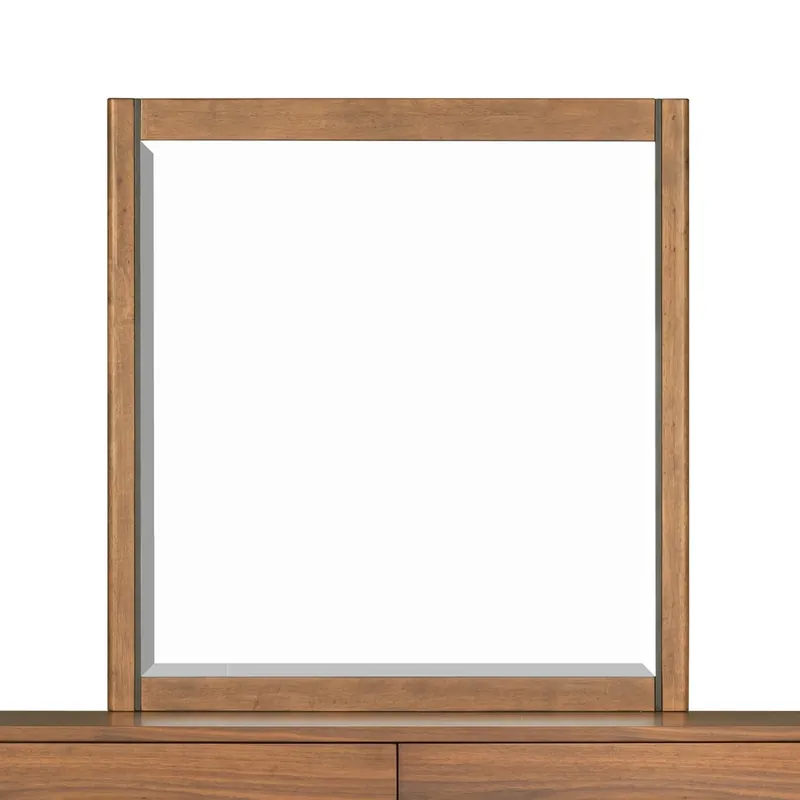 Flexsteel Lincoln Dresser Mirror in Warm Walnut
