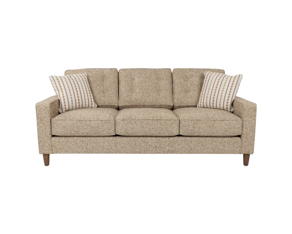 Norwalk Furniture Louise Sofa in Pia Brown