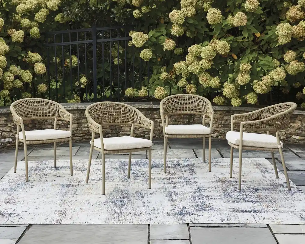 Ashley Orchard Beach Stackable Outdoor Dining Chairs - Set of 4