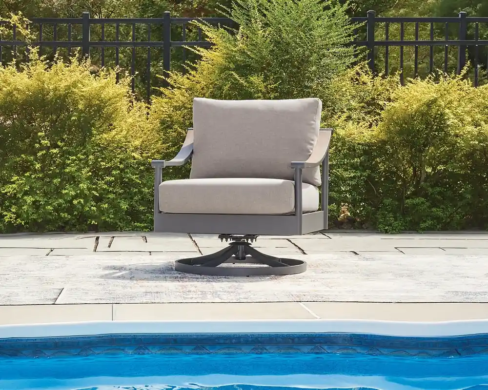 Ashley Ocean Beach Outdoor Swivel Lounge Chair