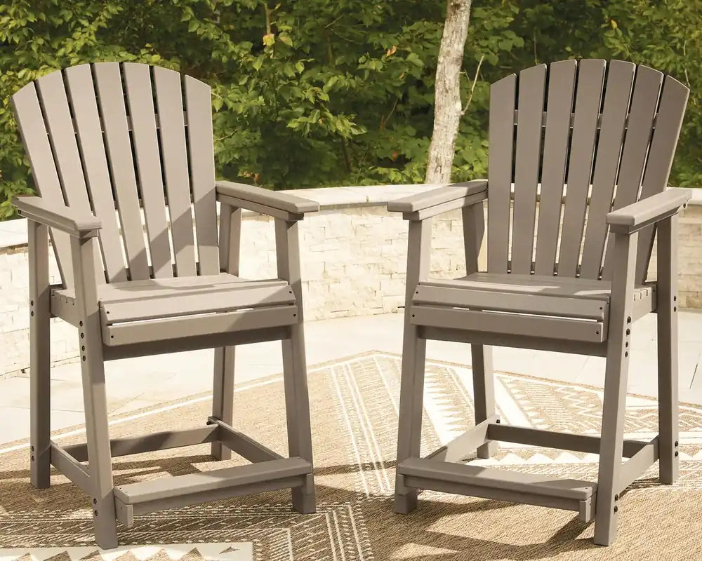 Ashley Seacliff Beach Outdoor Counter Stools - Set of 2