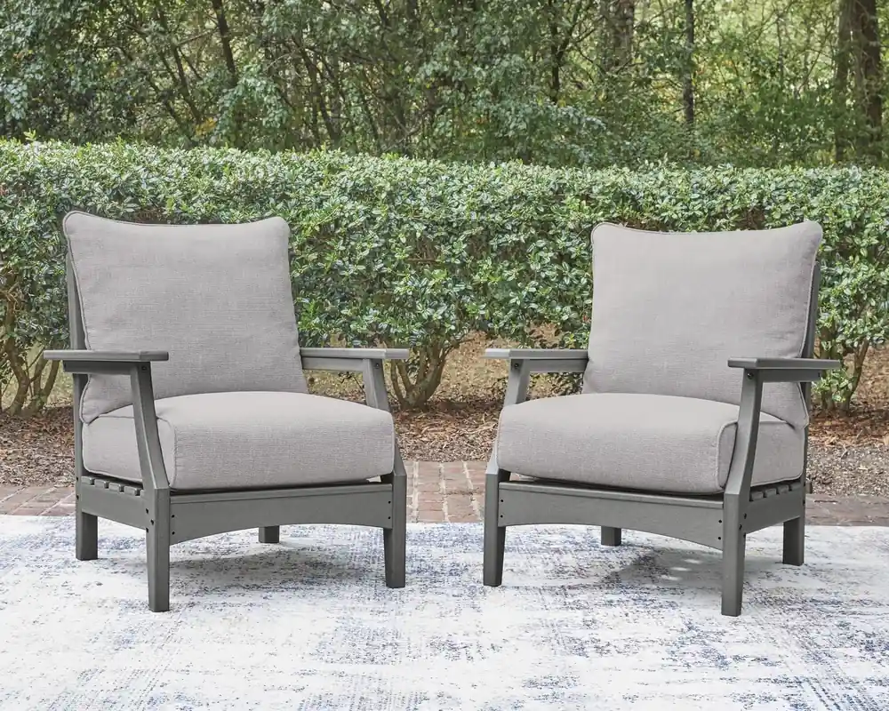 Ashley Cove Beach Outdoor Lounge Chairs - Set of 2