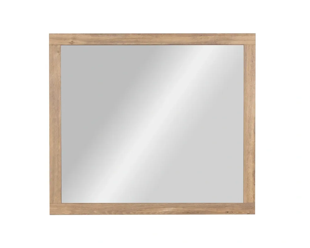 Intercon Newhall Dresser Mirror in Vintage Oak
