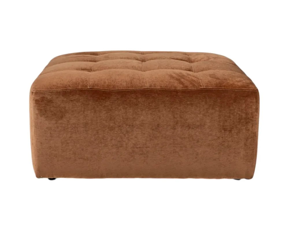 Jackson Kimpton Cocktail Ottoman in Copper