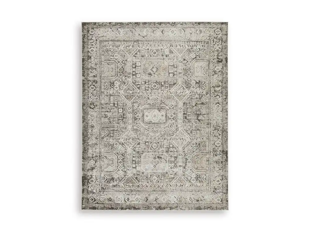 Ashley Junley Rug in Beige - 8 x 10
