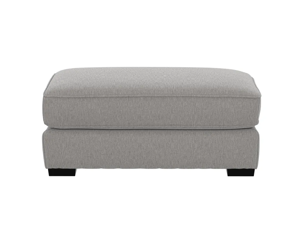 Jackson Alden Ottoman in Stone