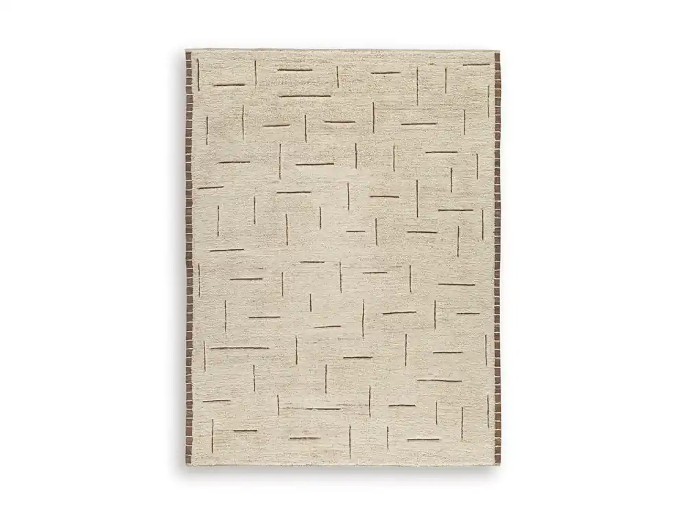 Ashley Clayman Rug in Beige/Brown - 8 x 10