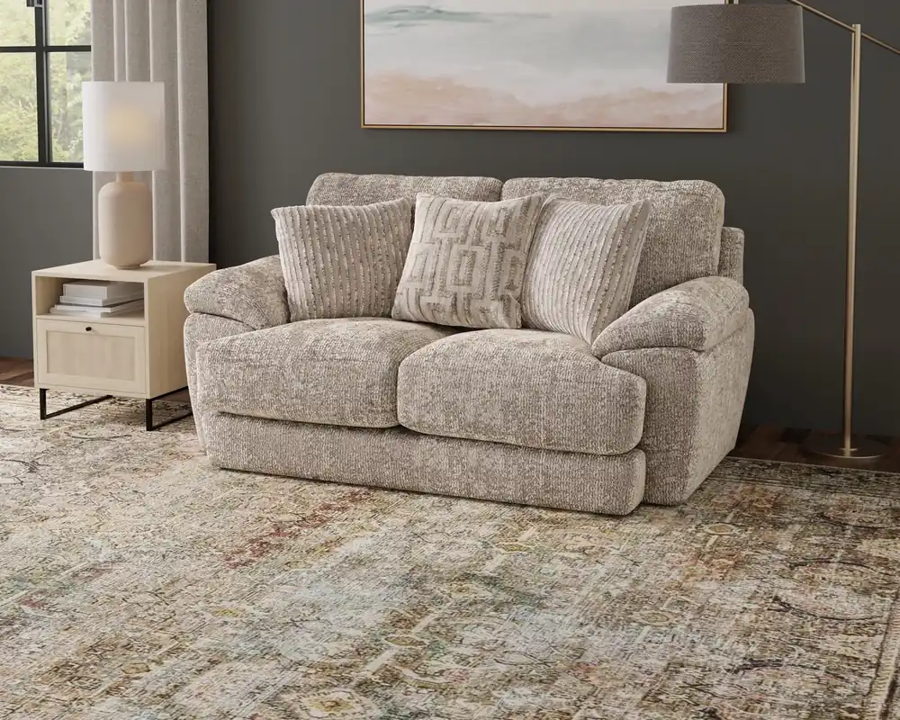 Jackson Jaden Loveseat in Steel Gray