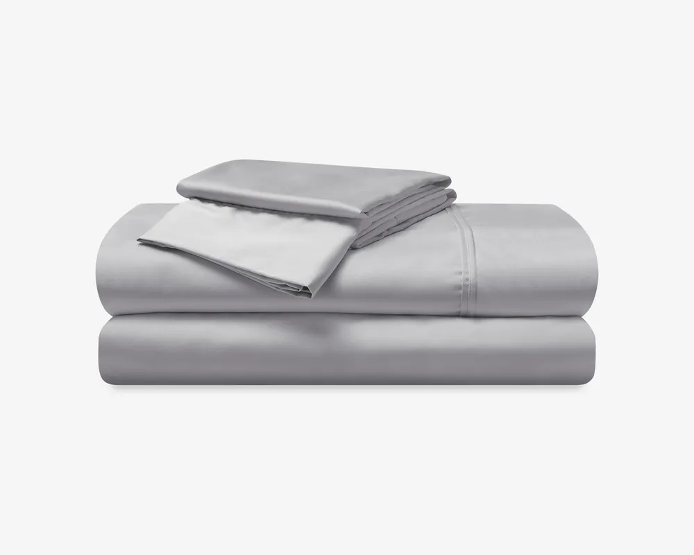 Bedgear Hyper-Cotton 3-Piece Sheet Set in Gray - Twin