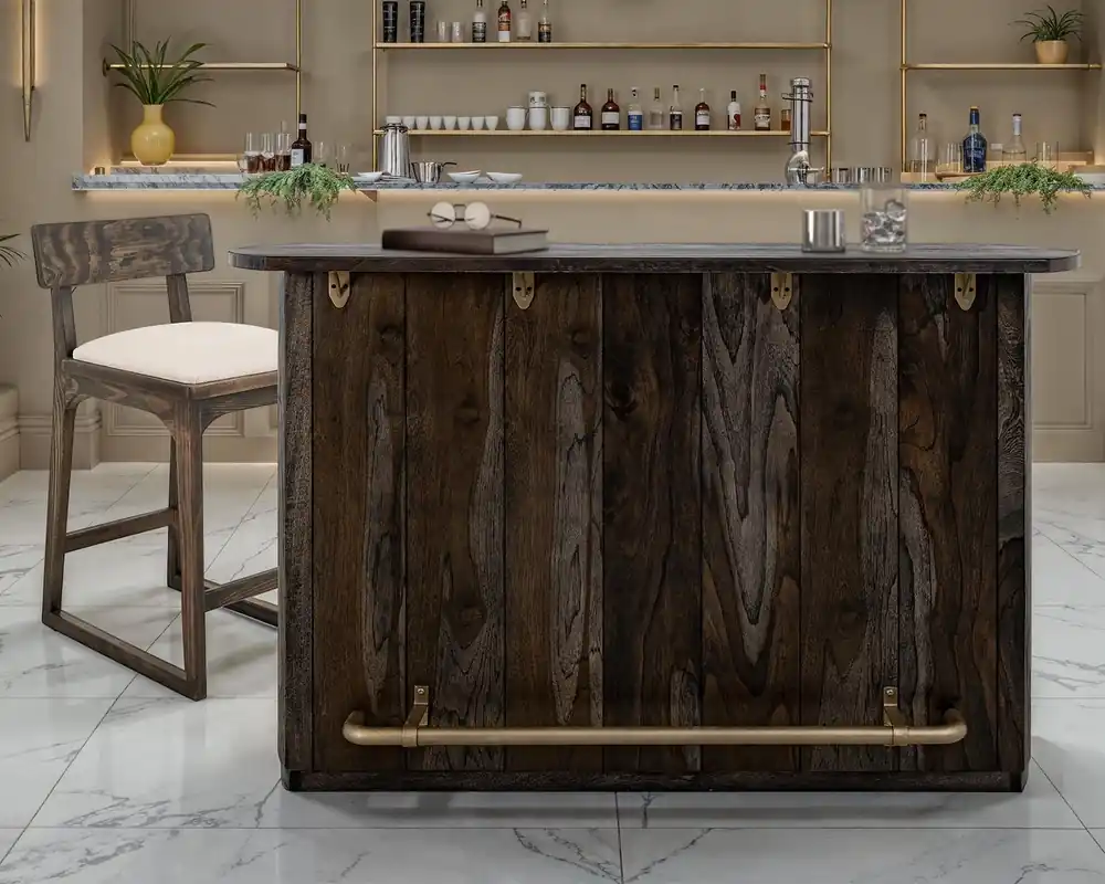 Int'l Furniture Balam Bar in Black