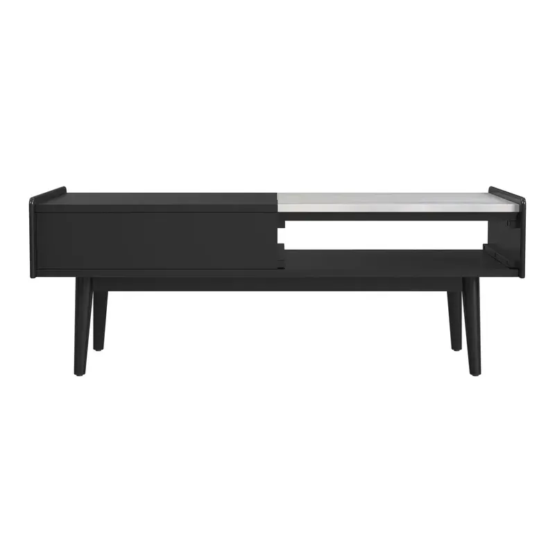 Elements Int'l Lanette Lift-Top Coffee Table in Black