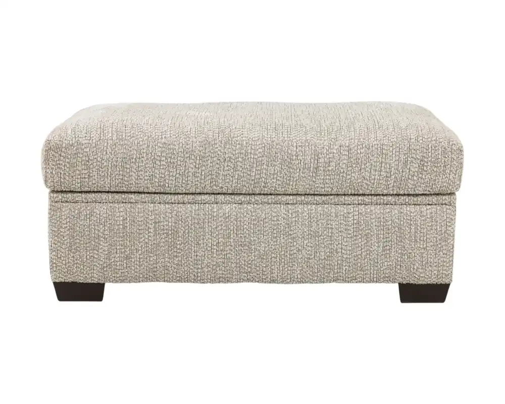 Peak Living 5250 Collection Storage Ottoman in Reckon Taupe