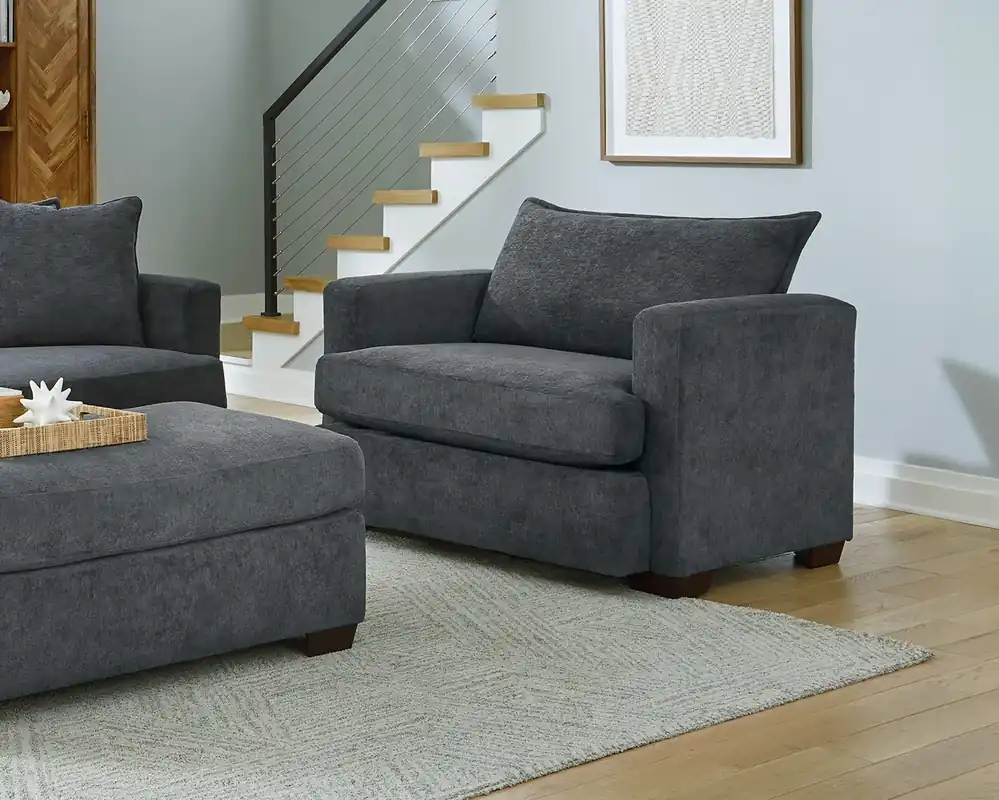 Peak Living 5300 Collection Chair and a Half in Patagonia Gunmetal