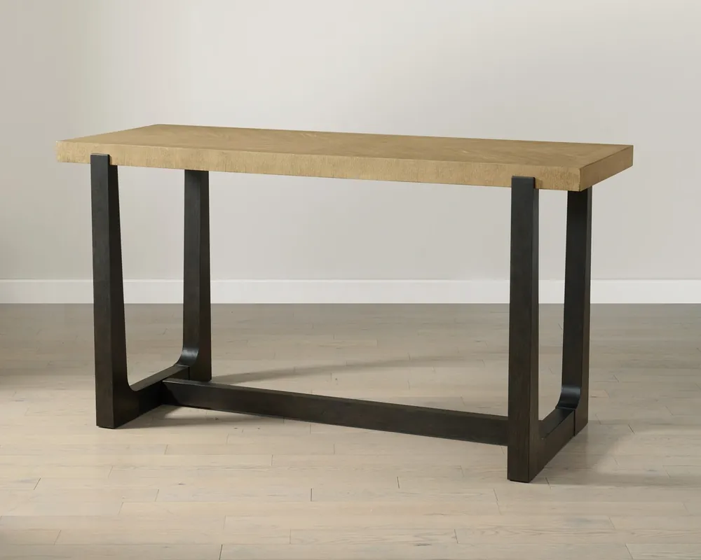 Emerald Home Sutton Place Bar Table in Caramel/Dark Cocoa